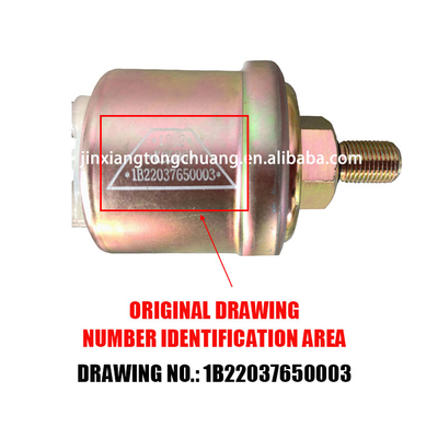 Numéro de dessin 1B22037650003 Alarme d'huile moteur Foton Aumark pour pièces de camions et de taxis