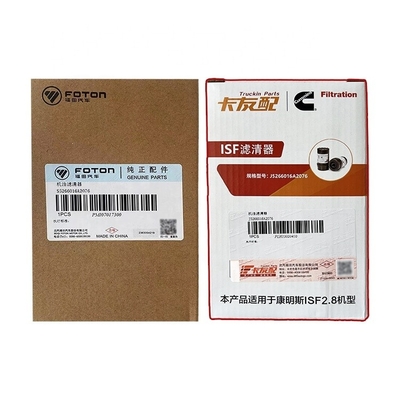 3.3L Foton Aumark LF17356 5266016 Filtre à huile pour moteur Cummins