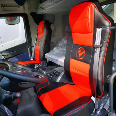 Série de camions lourds de taille moyenne couverture de siège de cabine imperméable en cuir complet pour Foton Aumark