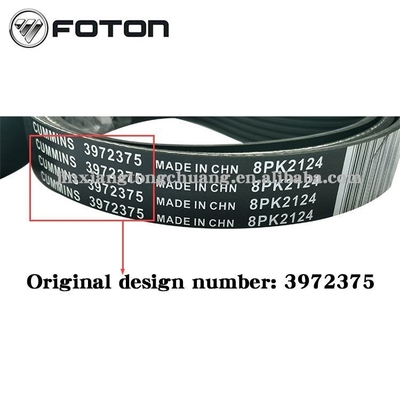 ISF3.8 Ceinture de ventilateur pour camions Foton AUMARK pièces3974030 5283608 3972384 Facilité d'installation