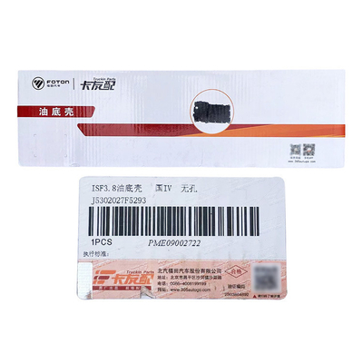 Foton Omako O Ling MRT ISF 3.8 Réservoir d'huile moteur J5302027F5293 Pièces originales pour Foton