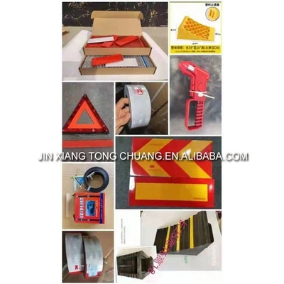 Modèles applicables série de camions entiers autocollants réfléchissants rouges pour camions Foton Aumark