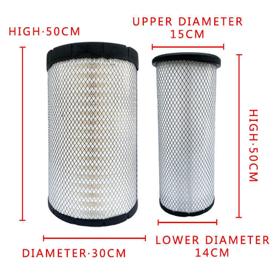 2002-2016 Année K3050 PU3050 Élément de filtre à air au carbone pour pièces de camions en forte demande