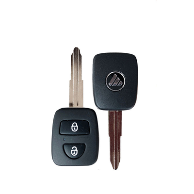 Clé de télécommande de voiture noire avec clé de camion personnalisée