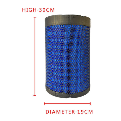 Howo et Foton Omarco S1 S3 élément de filtre à air pour moteur de camion en bleu OEM taille standard