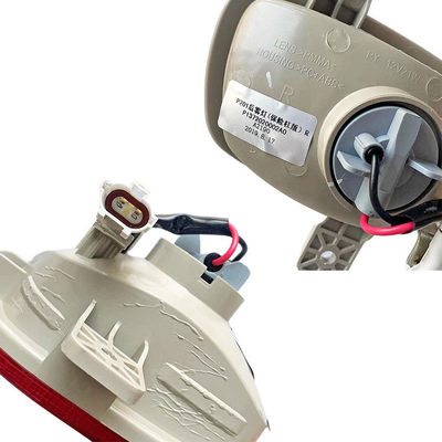 Adapté Foton Pickup E3E5 Extension du pare-chocs arrière avec lampe à brouillard en caoutchouc