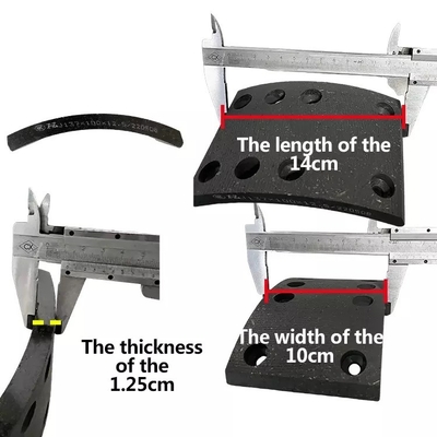2002-2016 Plaquettes de frein pour camions Foton J137X100X12.5-65 pour pompe maîtresse de freinage Bell Omako de Fukuda