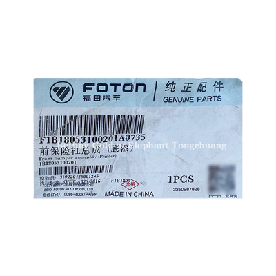 Parties automobiles originales originales Foton Omar pare-chocs avant pour camion Alpha 1B18053100201