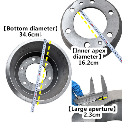 Foton Omako Oling MRT CTX Assemblage de tambour de frein de roue arrière 3104102-HF16030FTG11 Pièces OEM