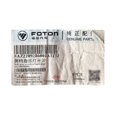 Fukuda Omako Revo CTS9 Indicateur de frein à main Commutateur lumineux pour Foton 2002-2016 AZ2209286001