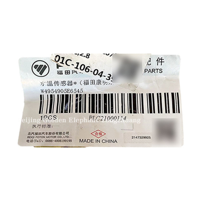 Sensor de température du liquide de refroidissement de première génération pour camion chinois 4954905 3865346 3096153